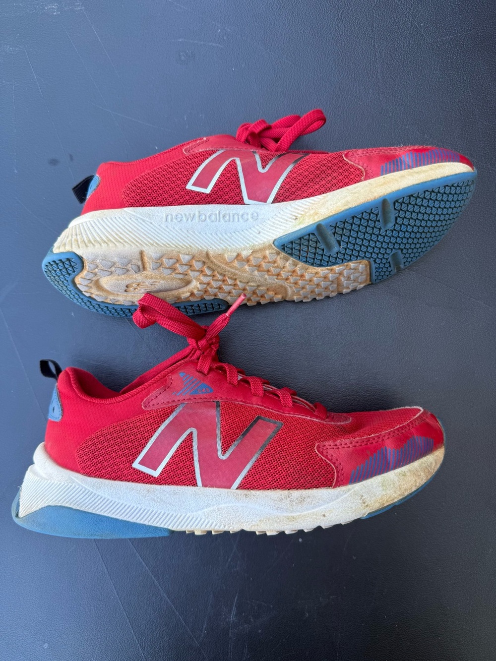New Balance 545 Kids' Red Athletic Sneakers